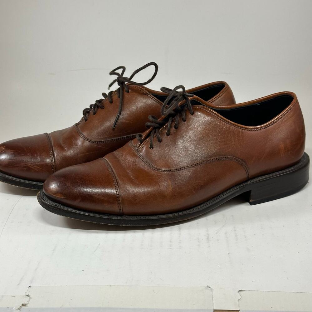 Thursday Boots Executive Cap Toe Oxford Shoes Men’s 7 Brown Leather - Picture 3 of 8
